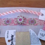 Finished Products - needlepoint cuff bracelet